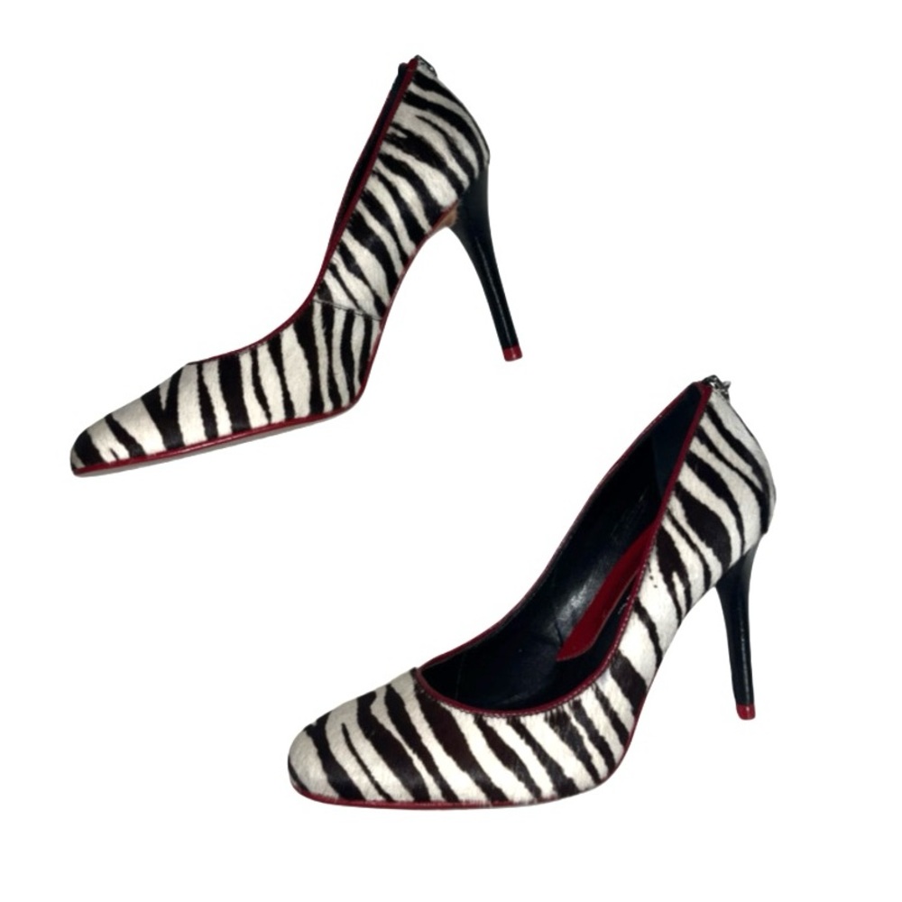 Designer Zebra Heels